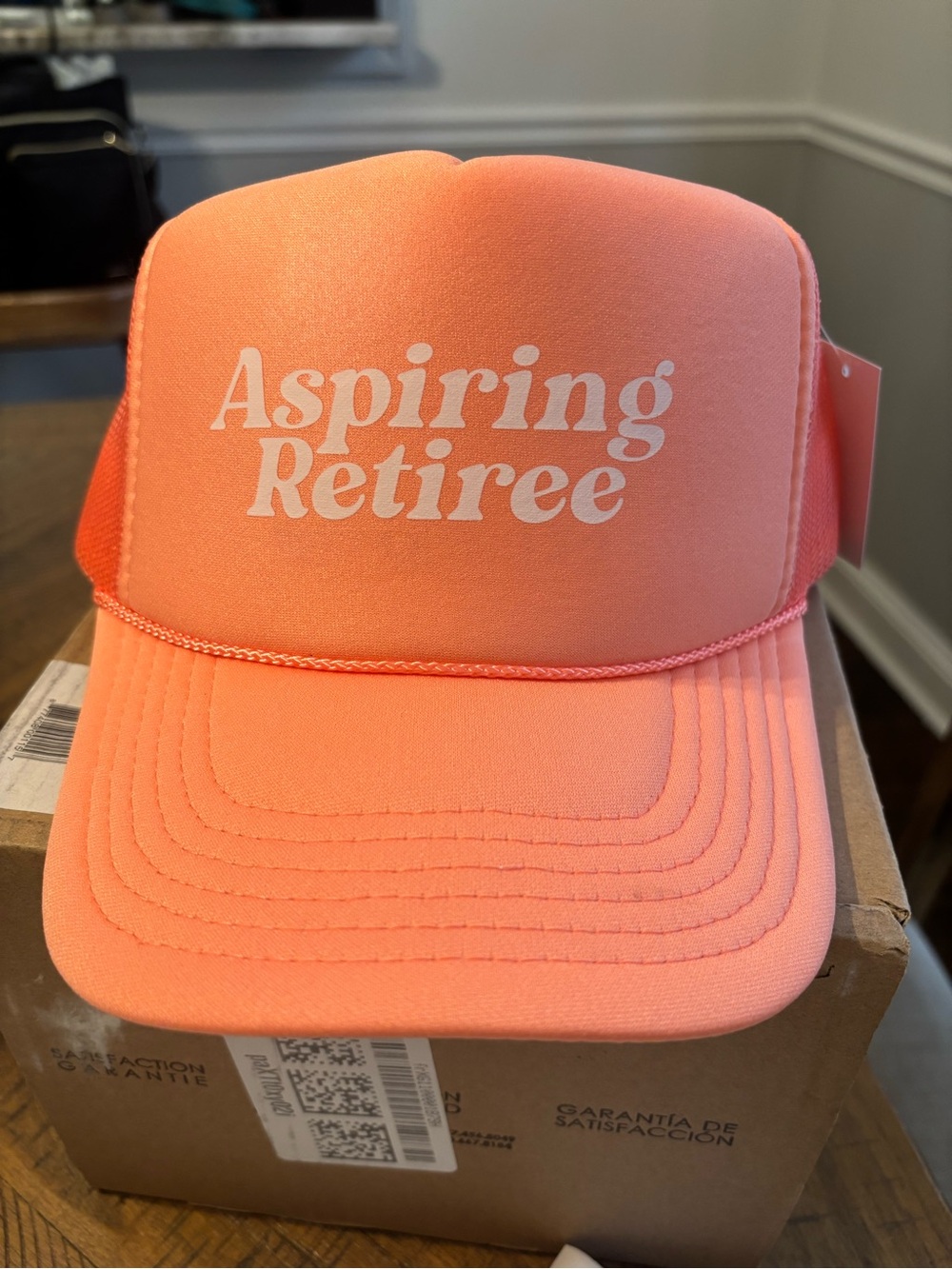 Katydid 'Aspiring Retiree' Trucker - Coral